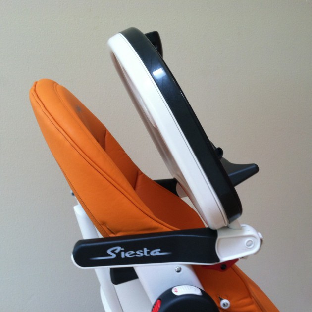 peg perego siesta - for its size, the siesta actually folds up quite nicely.  here it is...