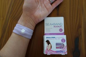 sea band mama! provides relief of morning sickness via acupressure.
