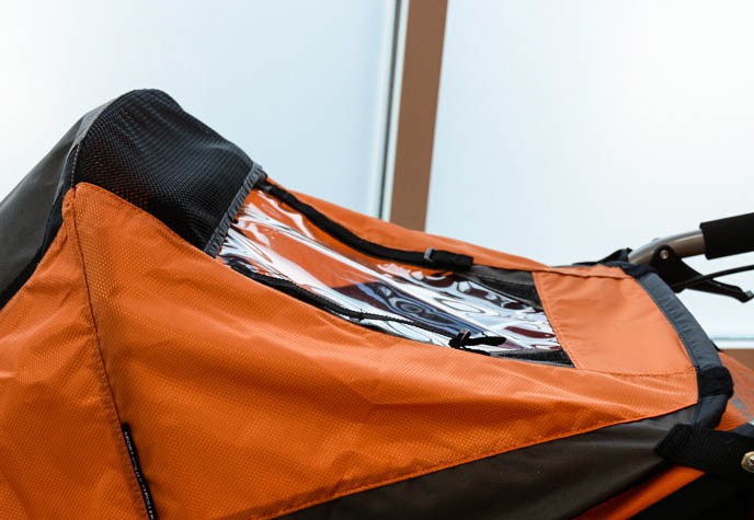 bob sport utility - the peek-a-boo window on the sport utility is large enough to see...