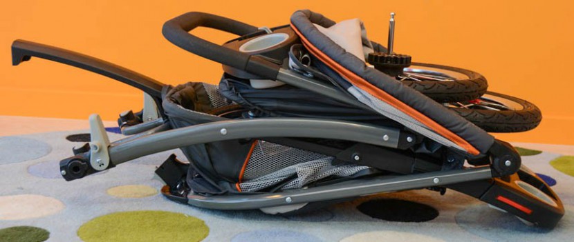 graco fastaction fold jogger - even in a compact fold the graco is larger than most of the...