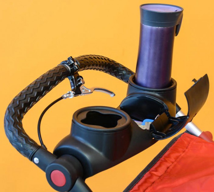 schwinn arrow - while the cup holders are better than average, the storage...