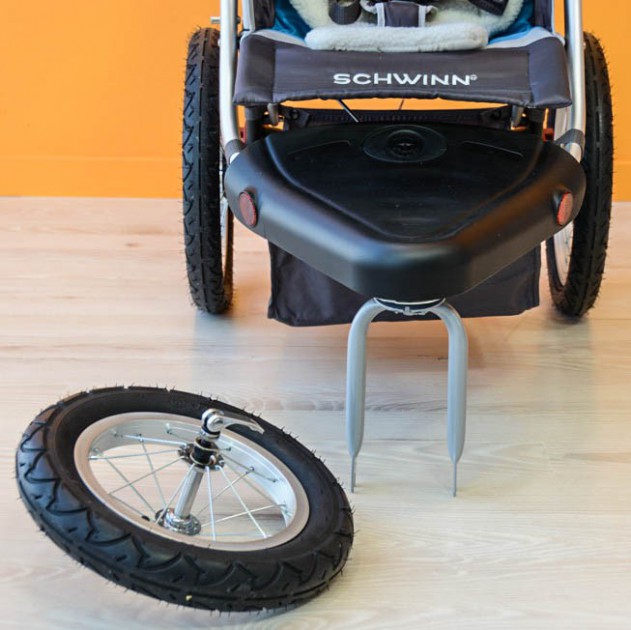 schwinn turismo - the front wheel on this schwinn is 12 inches, made of aluminum with...