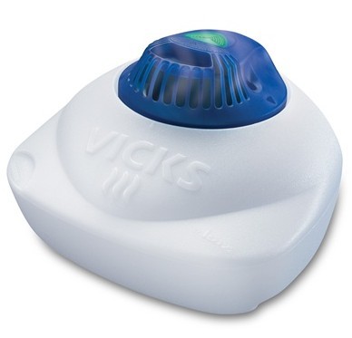 humidifier - vicks warm steam vaporizer v105sg with a claimed 1 gallon capacity...