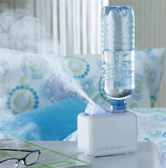 humidifier - air-o-swiss ultrasonic travel humidifier 7146