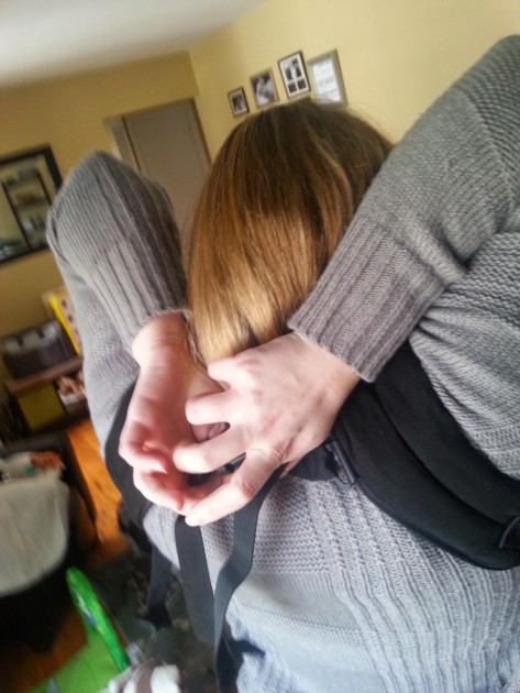 boba 4g - difficult to reach "chest" strap on the boba 4g when using in a...