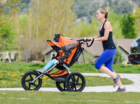 bob sport utility - the sport utility is easy to push on and off the sidewalk