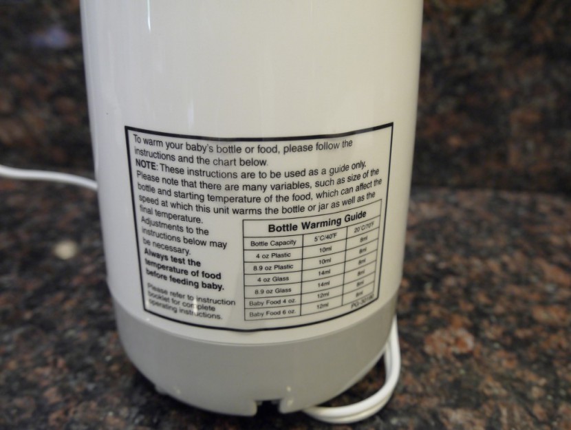 we liked that the quick reference guide for suggested water amounts...