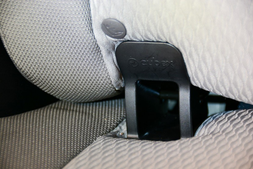 infant car seat - the cybex is one of the few that came with latch guides.