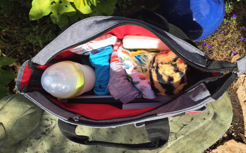 skip hop duo signature - the skip hop duo signature fit everything we wanted it to carry but...