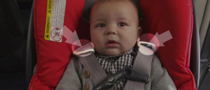 the height of the shoulder strap should be adjusted so it exits the...