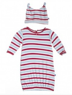 KicKee Pants Print Gown & Knot Hat Set Review