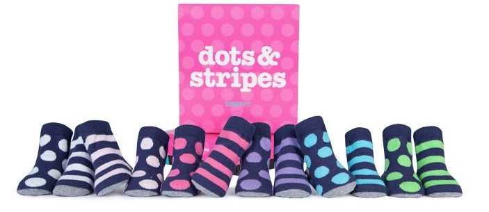 trumpette 6-pack dots &amp;amp; stripes socks