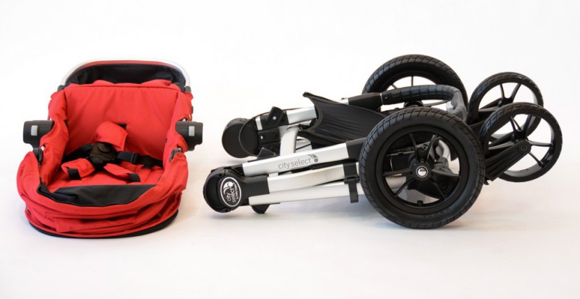 baby jogger city select - removing the seat from the frame of the select can help you fit it...