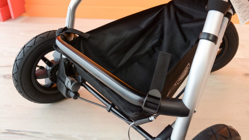 mountain buggy swift - while the swift's bin is on the small side, we were still able to...