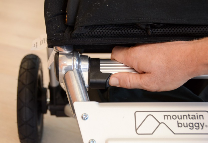 mountain buggy swift - folding the swift is easy when you get a little practice with...