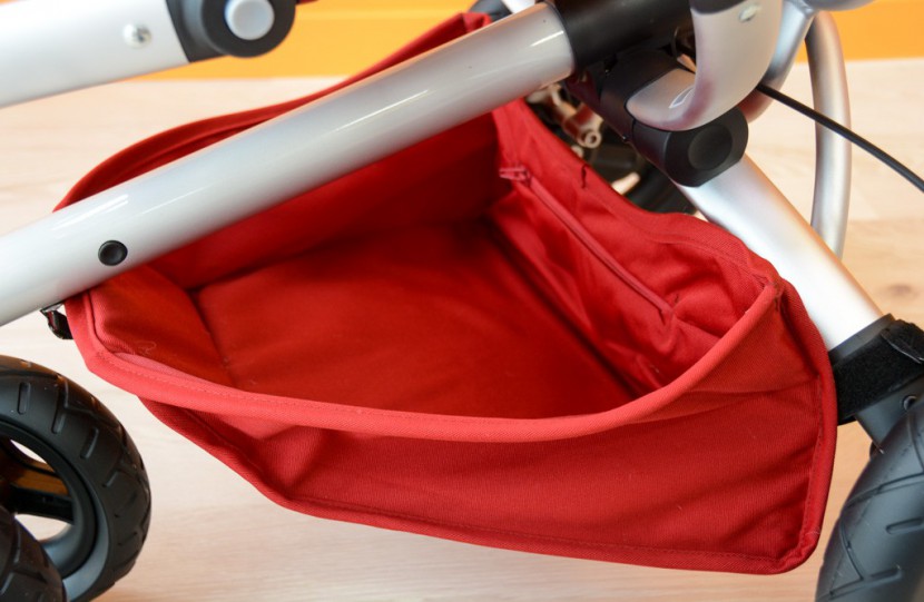 quinny buzz xtra - the under seat storage bin on the quinny buzz xtra is small and not...