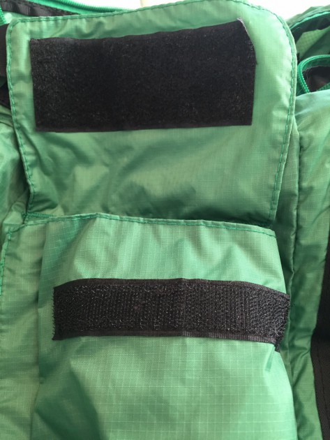 the velcro strip on the top portion of the side pocket is twice as...