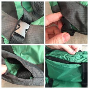 boken every day bag - here you can see how the boken's backpack straps are detached and...