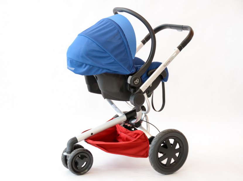 the quinny comes standard to use with some maxi-cosi infant car seats.