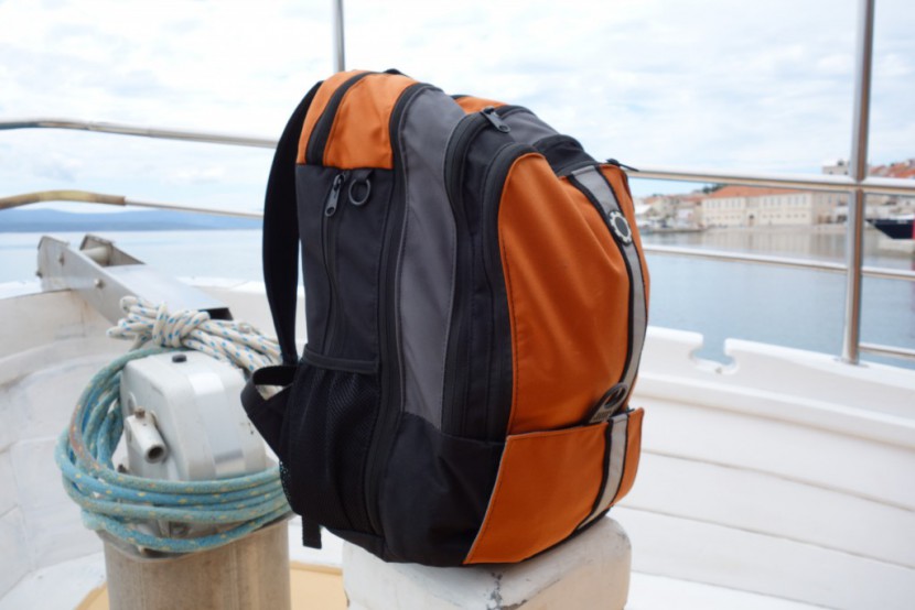 dadgear backpack - dadgear backpack being tested overseas, fully loaded.