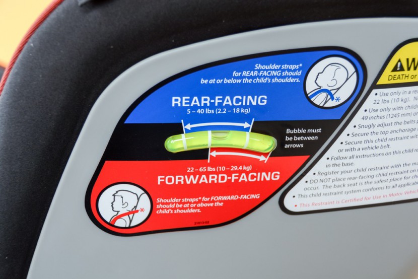 the bubble level indicator on the chicco is easier to use than the...