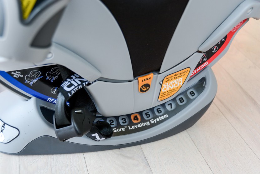 convertible car seat - the latch storage are hard plastic pockets on the each side of the...