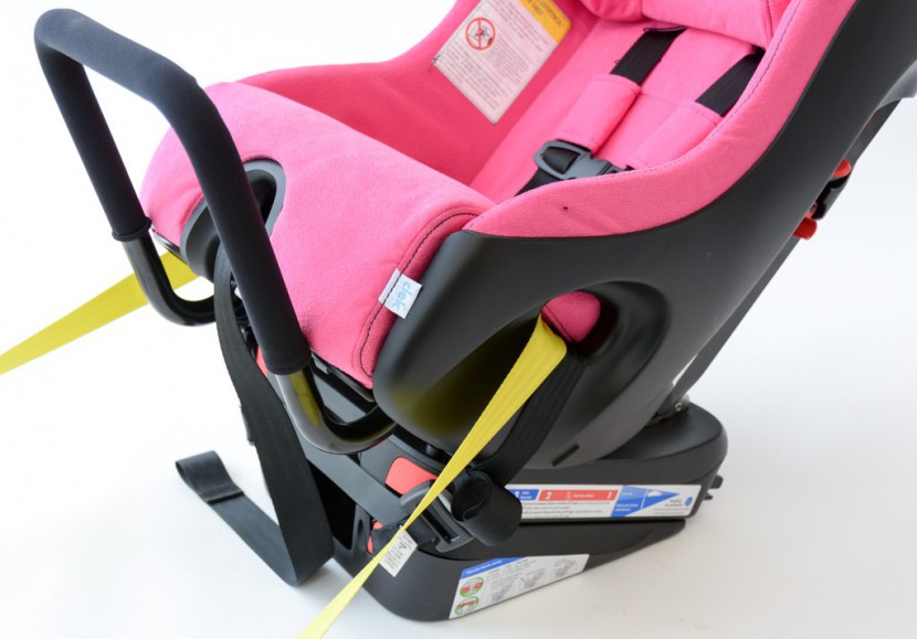convertible car seat - the rear-facing clek foonf has a recline adjustment attachment and...