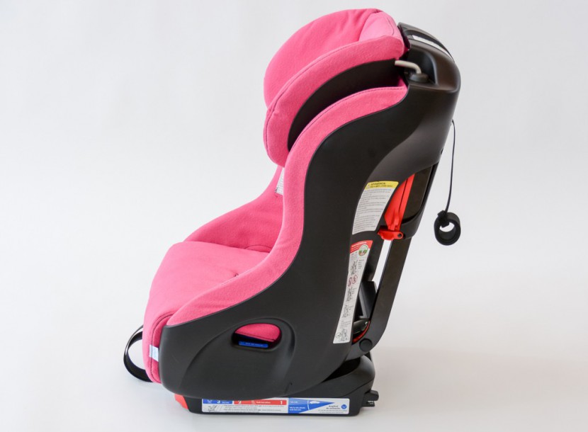 we like the way the seat fabric on the clek is tucked into the shell...