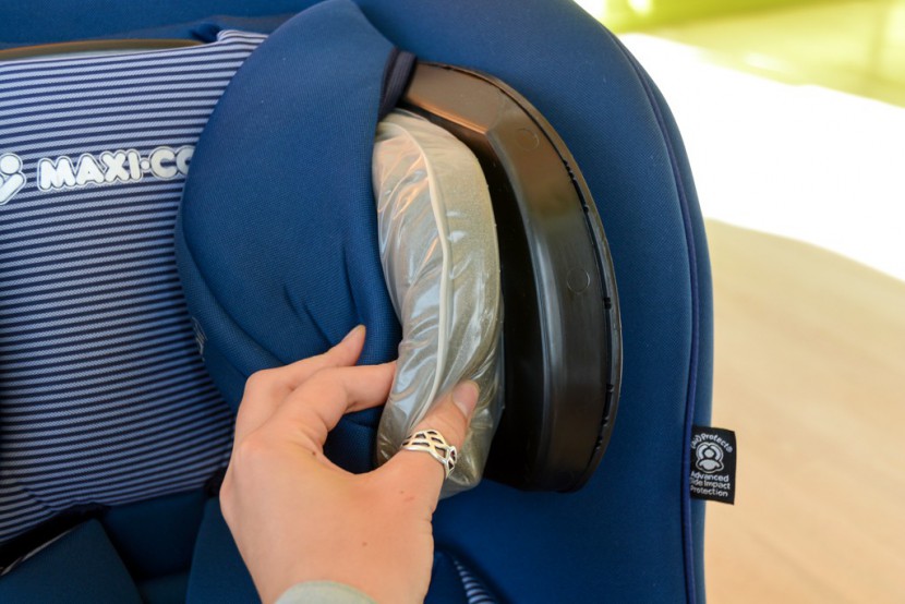 convertible car seat - the manufacturer of the maxi-cosi claims the headrest on the seat...