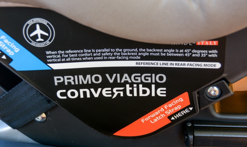 the level indicator on the primo is a line on the side of the seat...