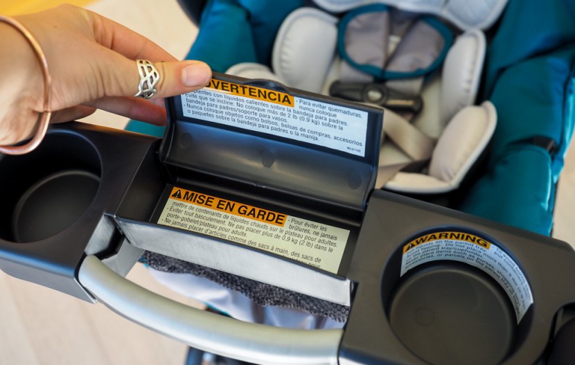 chicco keyfit caddy - the center covered storage on the parent console doesn&#039;t hold much...