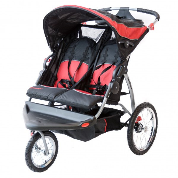 Double jogging stroller 2024 with car seat