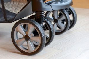 Dual front wheels like those on the Sit &#039;N Stand historically have...