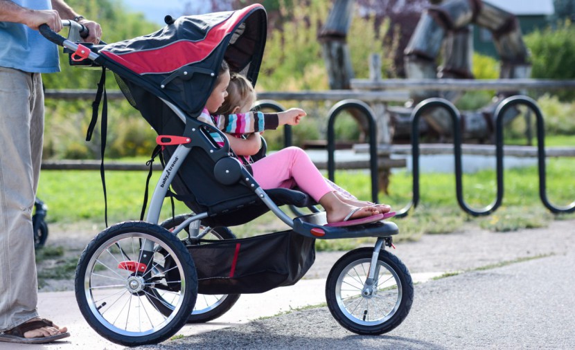 stroller - the expedition double provides a comfortable riding experience that...
