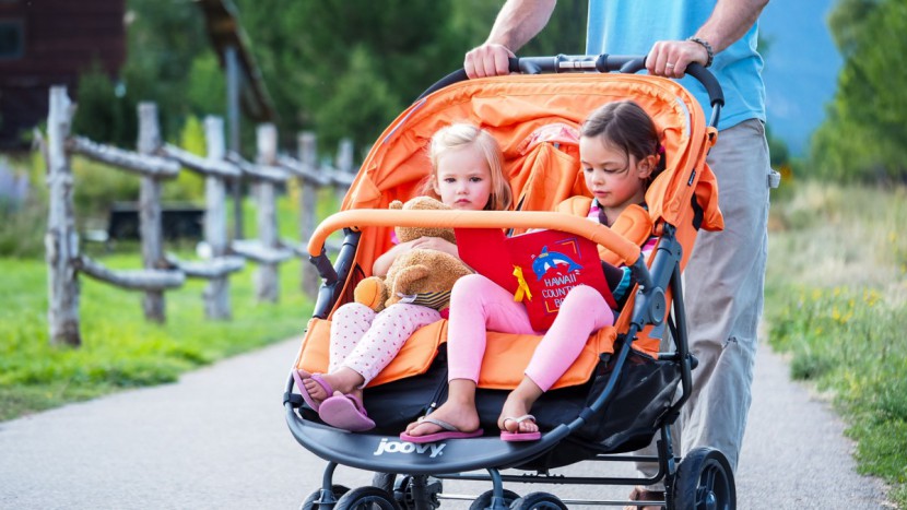 double stroller - the large canopy and storage on the joovy scooter x2 make it a good...