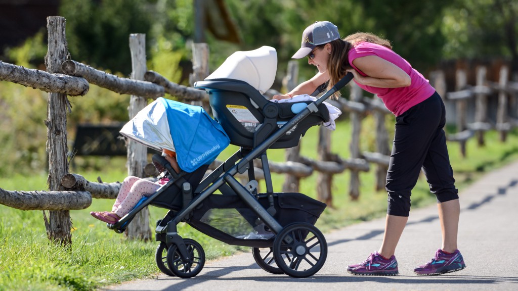 double stroller - the uppababy vista can work with an infant car seat and the toddler...