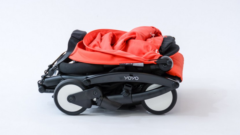 the yoyo folds into one of the smallest packages with a fold in...