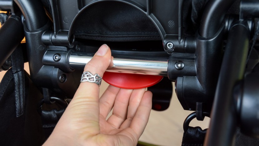 the yoyo+ has an under seat squeeze handle that is used to initiate...