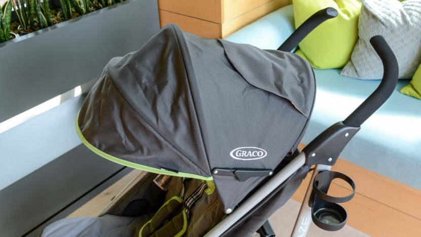 graco breaze - the graco's sun shade isn't as large as some of the competition.