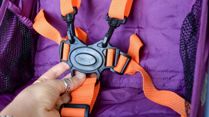 joovy groove ultralight - the groove's harness has shoulder straps that are too long for...
