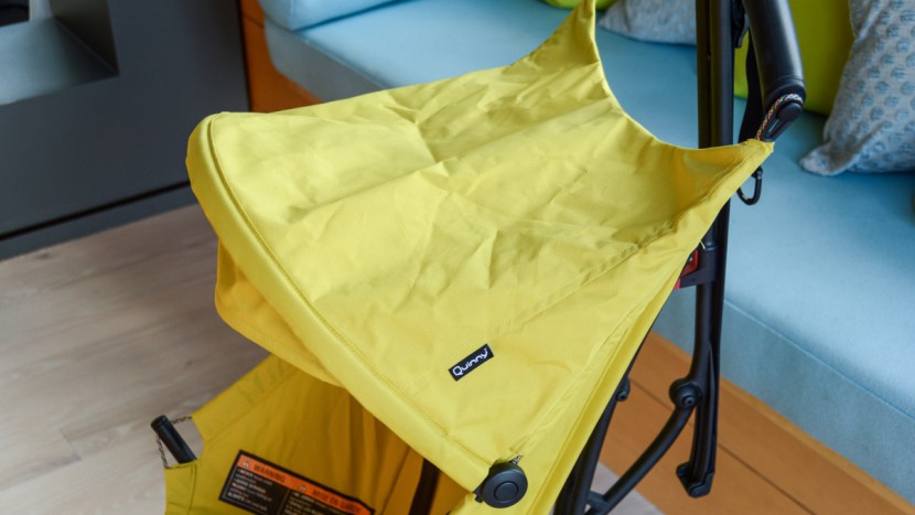 quinny yezz - the yezz sunshade isn't very big and has no window, but it covers...