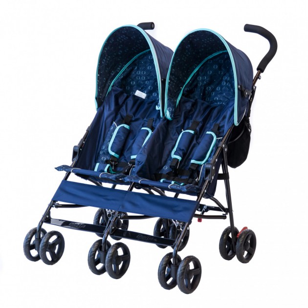 double travel stroller - delta children xl side by side