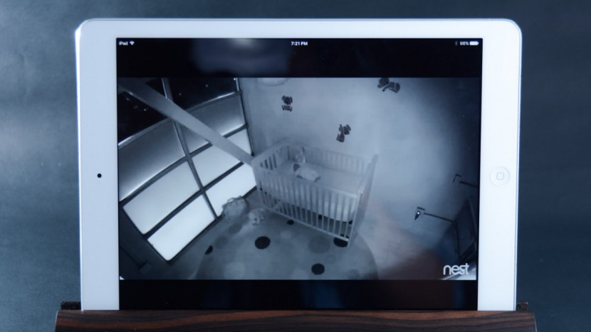 nest cam indoor wifi - nest cam night images are bright and allow for good visibility in...