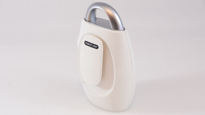 vtech dm221 - the parent unit on the dm221 has a belt clip for hands-free carrying...