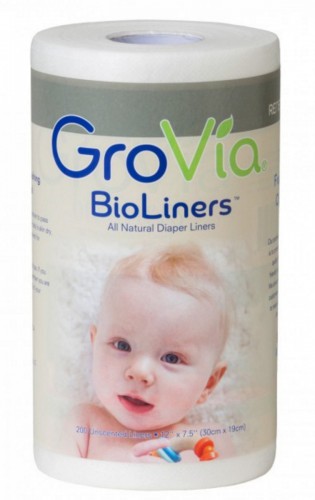 grovia bioliners cloth diaper liner