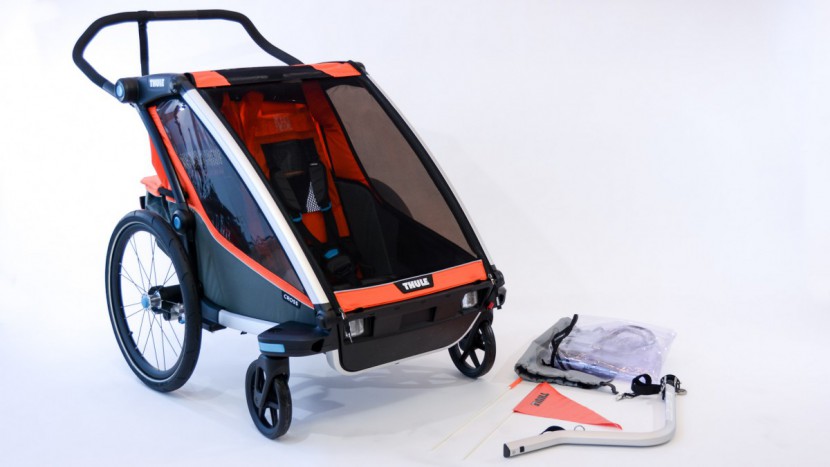 thule chariot cross 2 - the cross 2 earned a top score for quality with high-end materials...