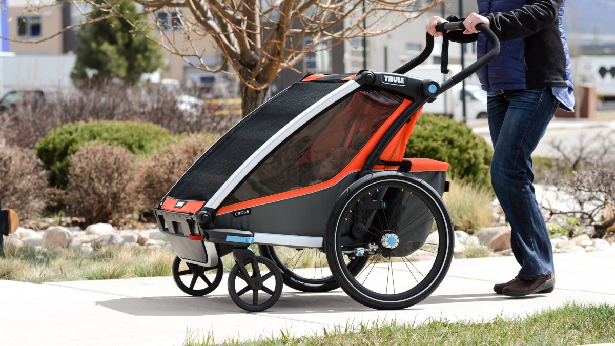 thule chariot cross 2 double stroller review