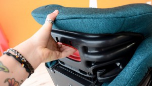 The Diono Headrest/height adjusts from behind and may need to be...
