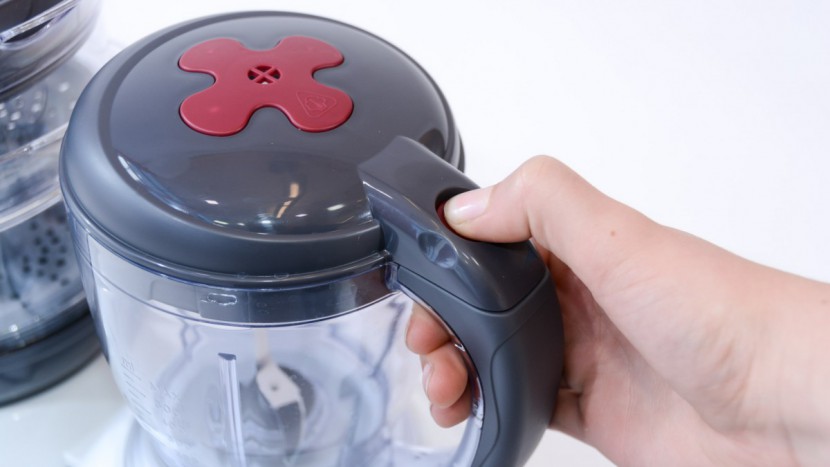 babymoov nutribaby - the hole in the top of the blender portion is for steam and could...
