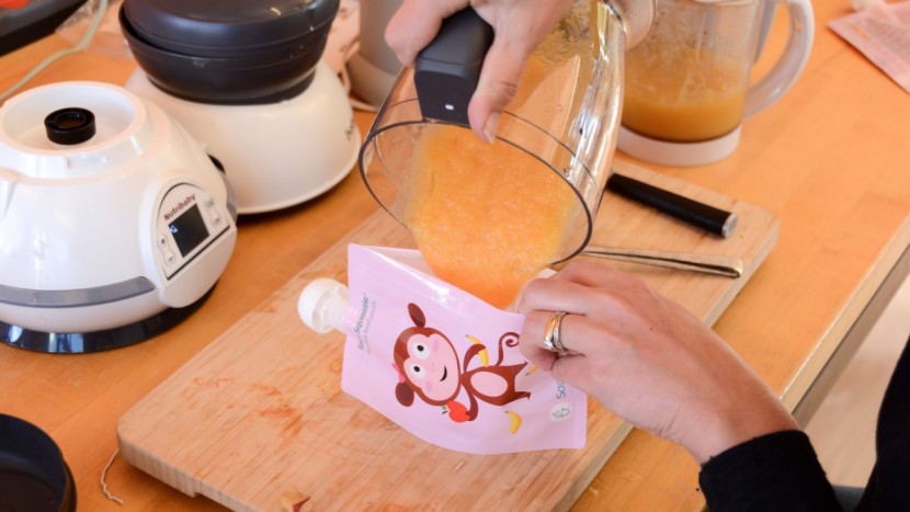 baby food storage containers - pouches can be handy for meals on the go.